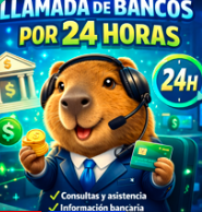 SPAM LLAMADAS BANCOS x 24 HORAS