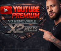 YouTube Premium — 2 Meses (No renovable)