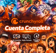 CRUNCHYROLL CUENTA COMPLETA X 1 MES