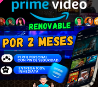 Prime Video por 2 meses renovable