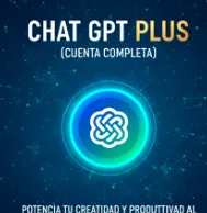GPT PLUS 1 MES (CUENTA COMPLETA) | A TU CORREO